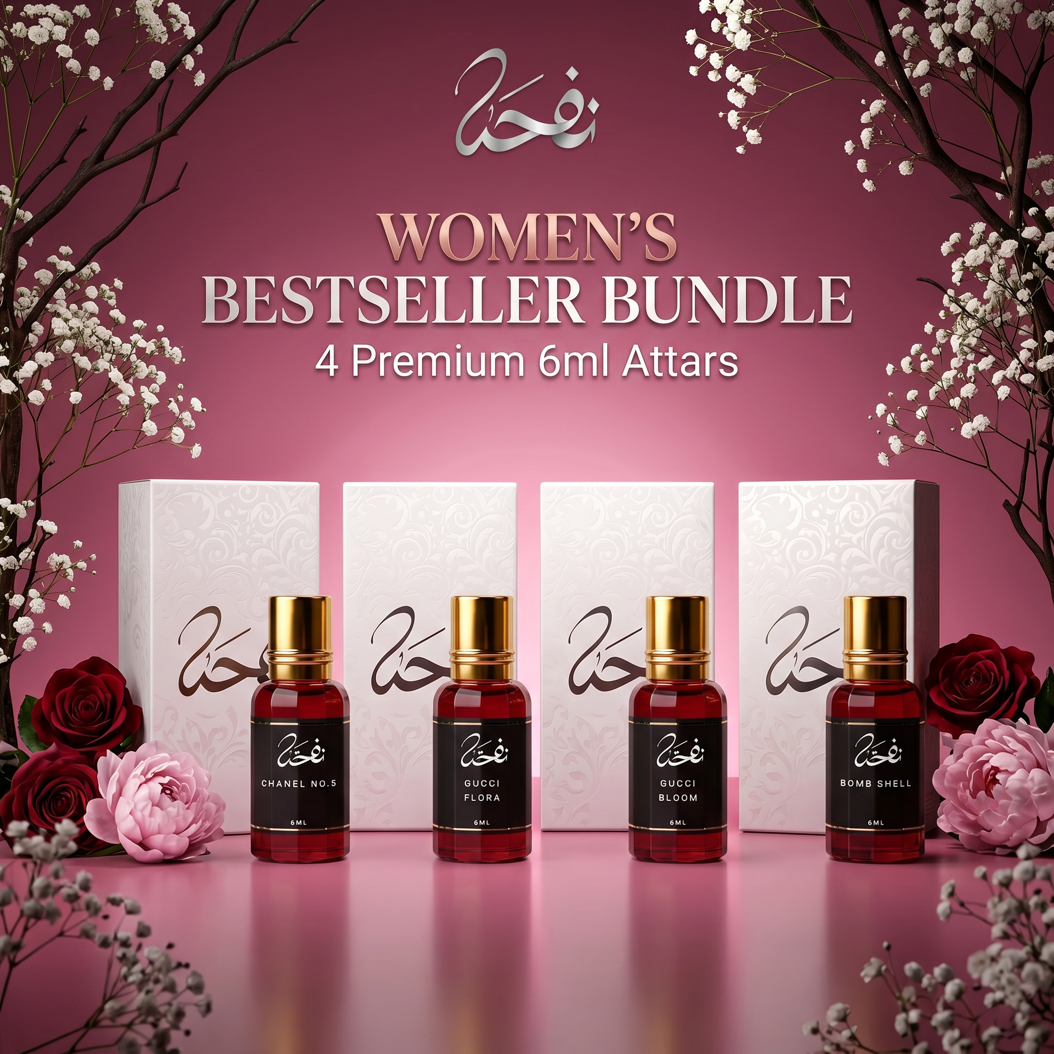 Women's Bestseller Pack | 4 Premium Attars